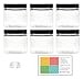 Clear 4 oz Plastic Jars with Black Lids (6 pk) with Balm Jar - PET Round Refillable Containers