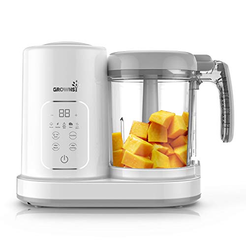 Baby Food Maker Baby Food Processor Puree Blender Multi Function Steamer Grinder Blender Baby Food Warmer Mills Machine Constant Temperature 24h Auto Cooking Grinding Pricepulse
