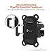 TaoTronics Bicycle Bike Phone Mount Holder, 360 Degrees Rotatable, with Slide-Proof Clamp, Rubber Strap, for Universal iOS Android Smartphones, GPS, and Other Devices