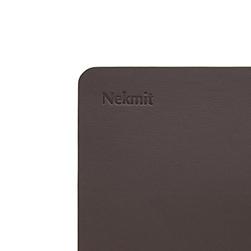 Nekmit Leather Desk Blotter 34"x17", Brown