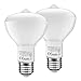 MINGER 10W PIR Motion Sensor BR30 LED Bulb, 60W Equivalent Motion Sensor Flood Light Bulb, 900 Lumens Soft White 2700K, E27 Base, 120°Beam Angle Spotlight, 2 Pack