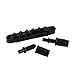 IKN Electric Guitar Tune-O-matic Bridge with Thumb Wheel for LP Style Guitar Bridge Replacement,Black