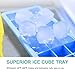 Adoric Ice Cube Trays 2 Pack, Easy-Release Silicone Honeycomb Shape Ice Tray, Ice Cube Mold for Chilling Bourbon Whiskey, Cocktail, Beverages, 38 Cubes Each BPA Free, FDA/LFGB Approval
