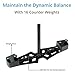 FLYCAM HD-3000 Handheld Stabilizer for DSLR Video Cameras. Quick Micro Balancing, Telescopic Centre Post w 3-axis Gimbal Handle. Free Table Clamp & Quick Release Plate. (FLCM-HD-3-QT)