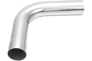 A-KARCK Exhaust 90 Degree Tube 3" OD, 304 Stainless Steel Exhaust Pipe Mandrel Bend, Custom Your Own Exhaust System