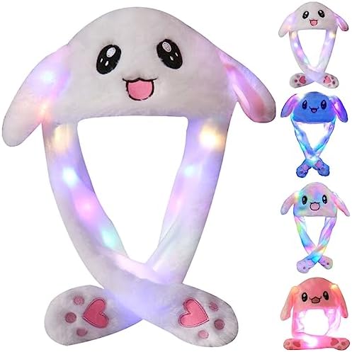 Amazon.com: umbresen Bunny Hat Ear Moving Jumping Rabbit Hat Funny