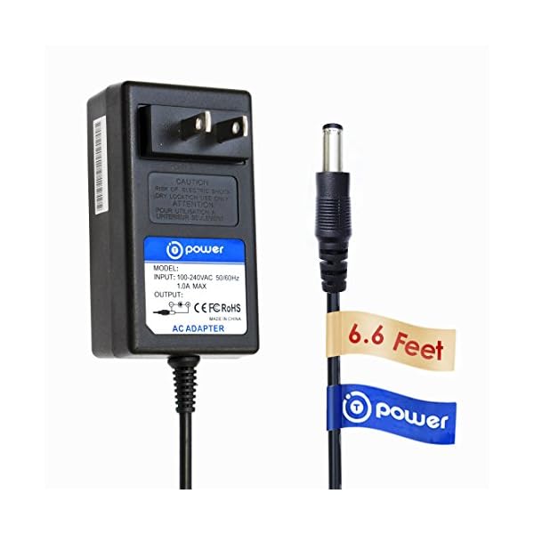 T POWER 12V 6.6ft Ac Adapter for NETGEAR & Motorola Arris Surfboard DOCSIS Cable Modem WiFi Router Power Supply Cord Charger