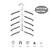 YUREN Friction Blouse Tree Hangers Space Saving Multiple Shirt Hangers Clothes Hangers Organizer - 5 Layers Coats Hanger (Pack of 3)