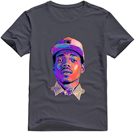 Men Chance The Rapper Swag T-Shirt Asphalt Size XL By Xuruw