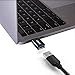 AUKEY USB C to USB 3.0 Adapter, SuperSpeed USB Type C Adapter for MacBook Pro, Samsung Note 8 S8 S8+, Google Pixel 2 XL, Nexus 6P 5X, LG V20 G5, HTC 10 (Black)