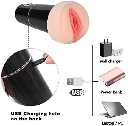 FGHJU- USB Charging Pocket Pleasure Men A'dult Toys - 100% Medical Grade Silicone, Automatic Electric 5 S'ucking Modes And 10 Speeds S'ucking Cup - Trainer Sleeves Male Toy Relax Muscle