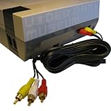 NES AV Cable"Simulated Stereo" Audio Video TV Cord for Original Nintendo System replaces RF Switch