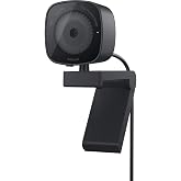 Dell 2K QHD Webcam WB3023, Sony Sensor, Noise Reduction Mic | Teams Certified, 78&deg; Field of View, 2X Digital Zoom, HDR, Face Detection, Tilt and Swivel, USB-A