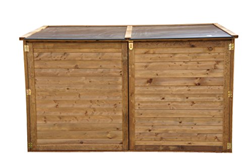 Chalet et Jardin Trocadéro Coffre 2000 L Marron 206 x 100 x 127 cm