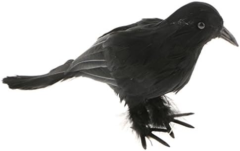 鳥モデル カラス 新入荷 流行 人工鳥 生き生き おもちゃ レイヴン小道具 教育玩具 子供 キッズ ハロウィーン 動物 1ブラック 全3種選べ