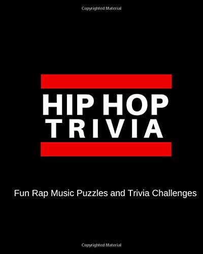 Hip Hop Trivia - Fun Rap Music Puzzles and Trivia Challenges: (8x10) Crossword Puzzles for Adults, 23 Pages, Durable Matte Cover