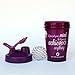 GOMOYO Motivational Quotes on Blender Bottle Brand Shaker Bottles, 20oz and 28oz Protein Shakers, Fitness Gift, Multiple Designs and Colors Available (Achieve Anything - 20oz - Plum)