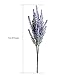 Aplstar 8pcs Artificial Lavender Bouquet in Purple Flowers DIY Floor Garden Office Bridal Home Wedding Decor