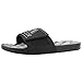 adidas Men's Adissage 2.0 Slides Sandal, Black/Night Metallic/Black, 8