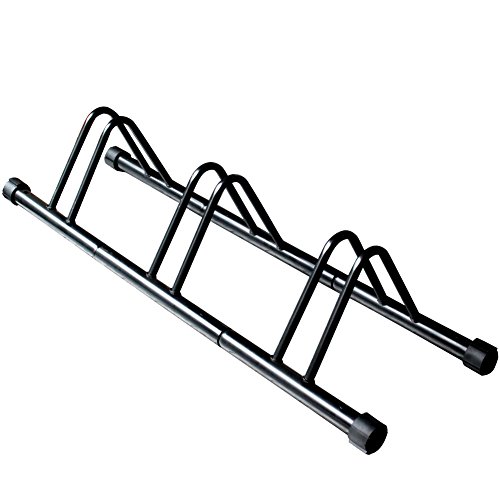 2pcs Easy Setup 3 Bike Bicycle Floor Parking Rack Storage Stand wheel rack