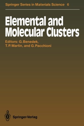 Elemental and Molecular Clusters: Proceedings of the 13th International School, Erice, Italy, July 1-15, 1987 (Springer Series in Materials Science)