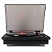 Tyler TTT603-BK Vinyl Black Record Player Stereo System with Built-in Speakers, MP3 Player and USB Recording, Bluetooth, Headphone & Aux Input, RCA Line-Outthumb 1