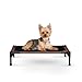 K&H Pet Products Original Pet Cot Elevated Dog Bed Chocolate/Black Mesh Small 17 X 22 X 7 Inches