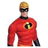 Disguise Men's The Inredibles Mr. Incredible Halloween Costume Wig