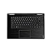 GADFLY Black Brushed Aluminum Skin Decal wrap Skin Case Compatible with Lenovo Yoga 710 15.6
