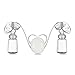Portable Breast Pump Electric Double Breastpumps Safe Milk Storage Bottle Dual Control Milk Suction and Breast Massager Breast Care USB Charging