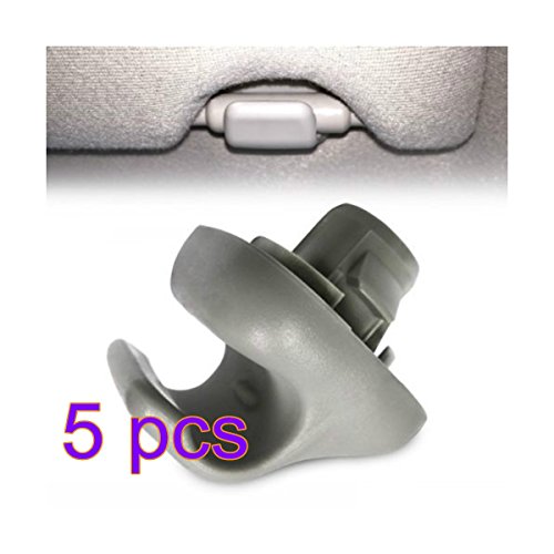 5pcs Sun Visor Holder Clip Clear Gray Civic CR-V For Accord Civic Visor For Honda