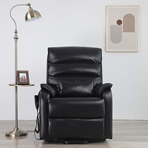 BTM Dual Motor Lift Recliner Chair With Heat & Massage - Infinite Position, Supports 300 Lbs, Power Lift Chair For Elderly