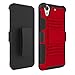 HTC Desire 626s Case, HTC Desire 626 Case, Elegant Choise Heavy Duty Hybrid Dual Layer Armor Holster Case with Kickstand and Belt Swivel Clip for HTC Desire 626 (A Red/Black)