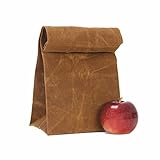 Lunch Bag -Natural Waterproof Handmade , reusable Waxed Canvas Unique Lunch Box, Picnic Bag, School Bag for Men Women Ladies Girls Children Kids Student – Pari Creations