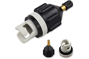 Inflatable Boat SUP Pump Adaptor Air Pump Converter, Multifunction Valve Adaptor, Air Valve Adapter Pumping Connector for Inf