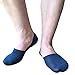 Men's No Show Socks 5 Pack Casual Ankle Low Cut Loafers Invisible Non Slip Boat Liner Socks (Multi-1)