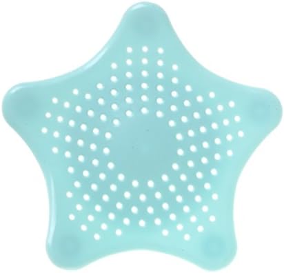 Starfish Hair Catcher, iLooper Bathroom Filtration Trap Filter Drain Cover Kitchen Sink Basin Strainer Drain Stopper and Protector Light Green