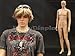 (PS-ROB+1 Free Wig) ROXY DISPLAY® Plastic Male Mannequin Flesh Tone + Base