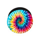 Smart Phone Expanding Stand and Grip - Cell Phone accessories (Galaxy S7, S7 Edge, iPhone SE / 6 / 6+ /6S / 7 /7+) and tablet devices (Amazon Fire, iPad / IPad Mini (Tie-Dye)