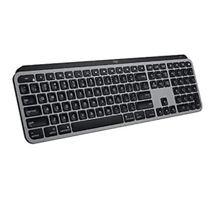 Logitech MX Keys Advanced Wireless Illuminated Keyboard for Mac, Backlit LED Keys, Bluetooth,USB-C, MacBook Pro,Macbook…