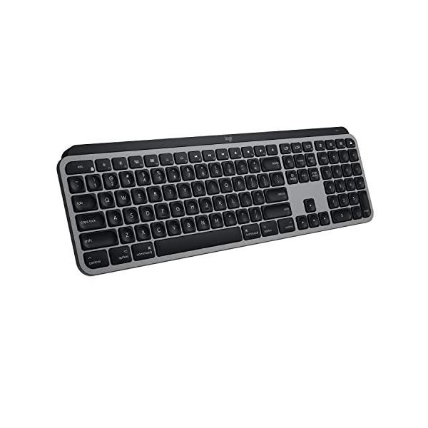 Logitech-MX-Keys-Advanced-Wireless-Illuminated-Keyboard-for-Mac-Tactile-Responsive-Typing-Backlit-LED-Keys-Bluetooth-USB-C-10-Day-Battery-Apple-macOS-Metal-Build-Grey Logitech MX Keys Advanced Wireless Illuminated Keyboard for Mac, Backlit LED Keys, Bluetooth,USB-C, MacBook Pro,Macbook…