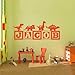 2016 Hot Boys Dinosaur Blocks Personalized Name Wall Decal Nursery Room Kids Vinyl Wall Graphics Bedroom Decor Wall Sticker