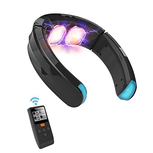 Photo 1 of Auxoliev Cordless Neck Massager Heated NeckMassage with 9 Modes 50 Intensities Portable Deep Tissue Trigger Point Massager for Neck Pain