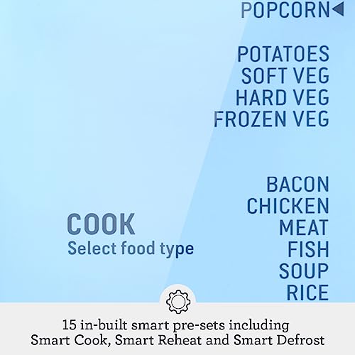 Breville Countertop Smooth Wave Microwave, Brushed Stainless Steel