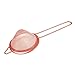 Homestia Fine Mesh Strainer for Kitchen, 304 Stainless Steel Cocktail Sieve Sifters for Food, Liquid Strainer Cup for Food, Drinks, Tea, Rice, Oil, Coffee, Juice, Flour, Fruits, Vegetables (Rose Gold)