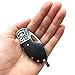 Kimter Mini Pocket Knife 3.94 Inch Sharp Ebony Wooden Handle Knives with Liner Lock 440 Steel Blade EDC for Camping Hunting Hiking Survival Tool