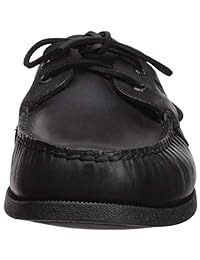Sperry Top-Sider - Zapatillas estilo marinero para hombre, de piel auténtica, con 2 ojales, suela de goma, 11 M US