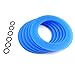 Hibbent 6 Pack Toilet Flush Valve Seal, Upgraded Silicone Material Specific fit for American Standard & Eljer-Compatible with 7301111-0070A, Flush Valve Seal Kit Replacements with O Ring