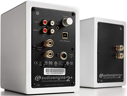 Audioengine A2+ White (Pr.) 2-Way Powered Speaker System