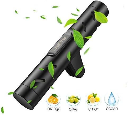 Air Freshener for Car,Lamyik Car Diffuser Vehicle Solid Air Purifier with 4 Scents Bars for Vehicle Bedroom Office & Improve Air Quality